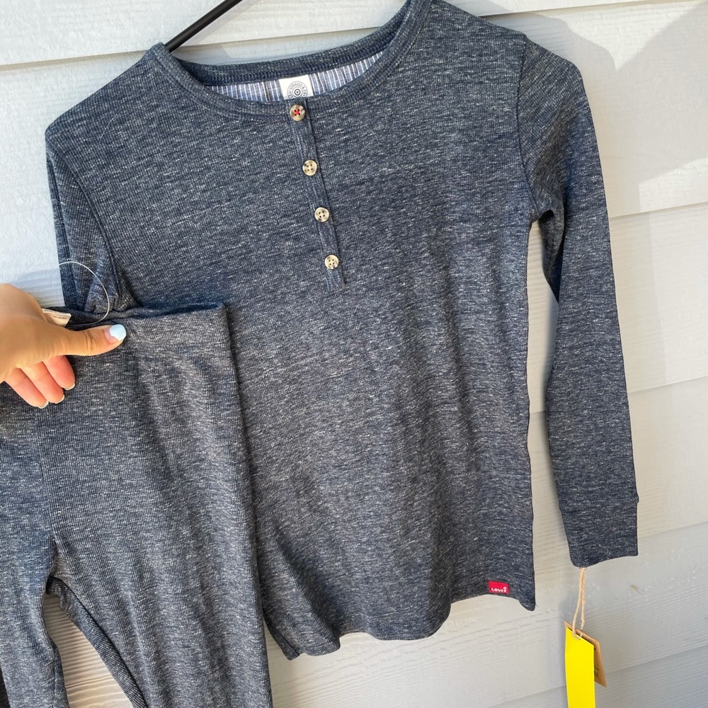 Levi brand girls L PJ set